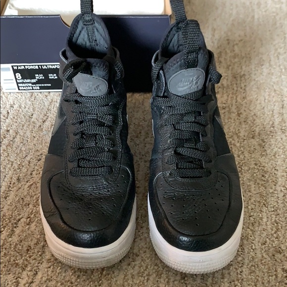 Nike Air Force 1 Ultraforce Mid Black White (W) - Picture 6 of 8